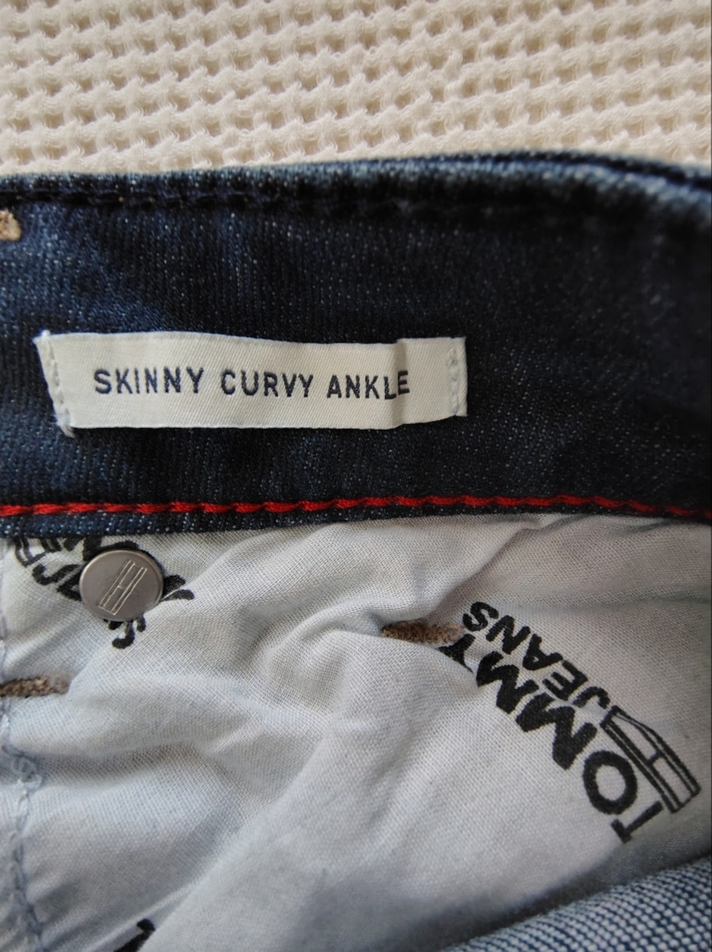 Tommy Dark Blue Women’s Skinny Jeans Size W 4/27 - Picture 11 of 13